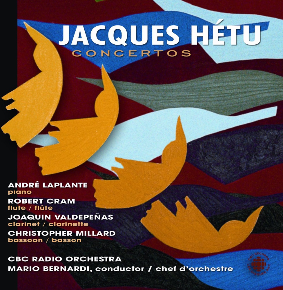 Обложка альбома «Hetu: Concertos» — Andre Laplante, Mario Bernardi, CBC Radio Orchestra, Robert Cram, Joaquin Valdepenas & Christopher Millard