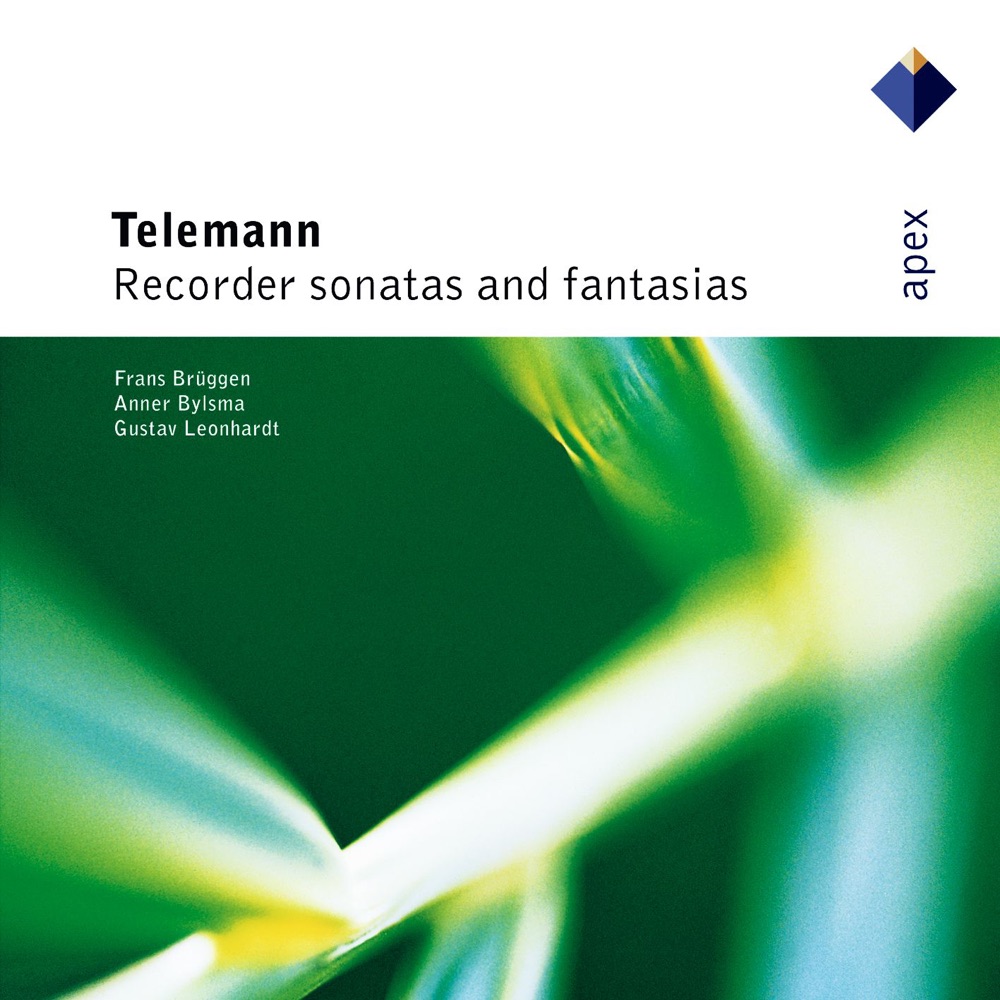 Обложка альбома «Telemann: Recorder Sonatas & Fantasias» — Anner Bylsma, Frans Brüggen & Gustav Leonhardt