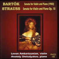 Bartók & Strauss: Violin Sonatas - Anatoly Sheleudyakov & Levon Ambartsumian