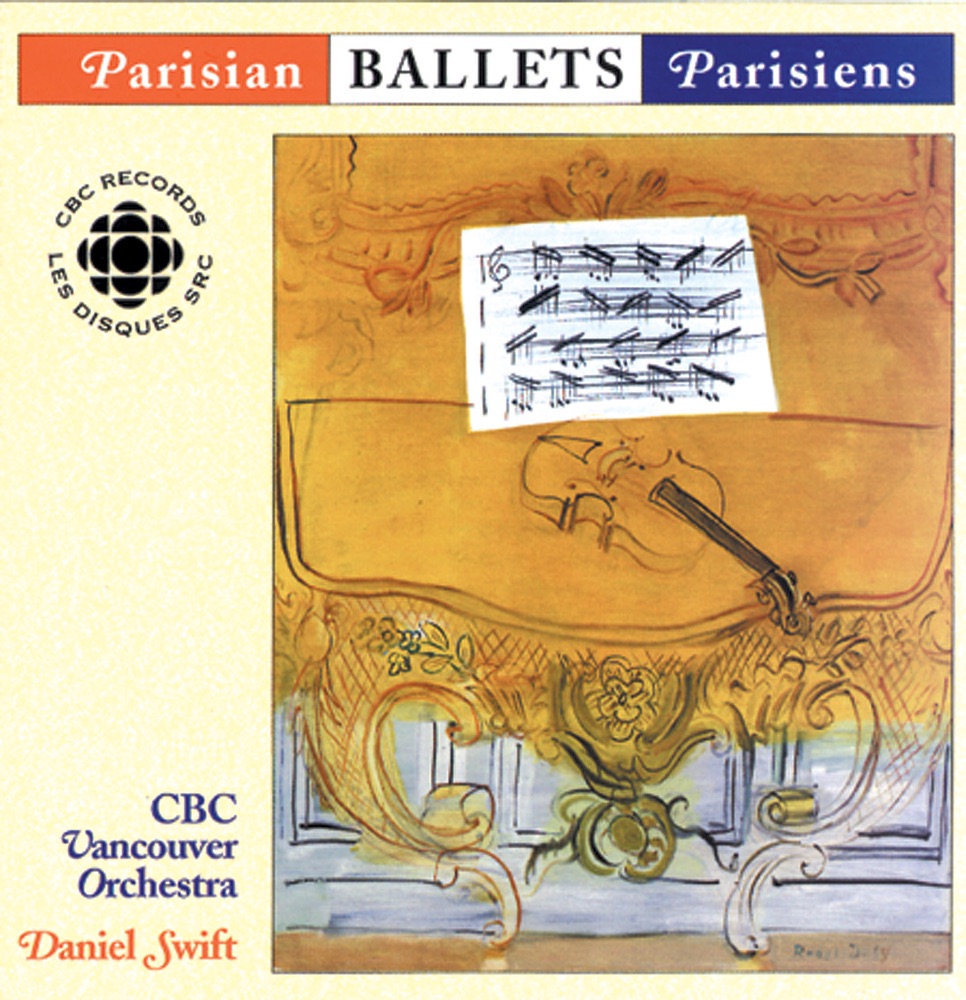 Обложка альбома «Parisian Ballets» — Daniel Swift & CBC Vancouver Orchestra