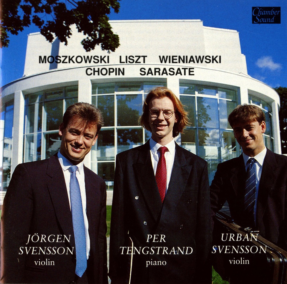 Обложка альбома «Moszkowski - Liszt - Wieniawski - Chopin - Sarasate» — Urban Svensson, Per Tengstrand & Jorgen Svensson