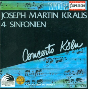 KRAUS, J.M.: Symphonies In C Minor / e Flat Major / C Major / D Major (Concerto Koln)