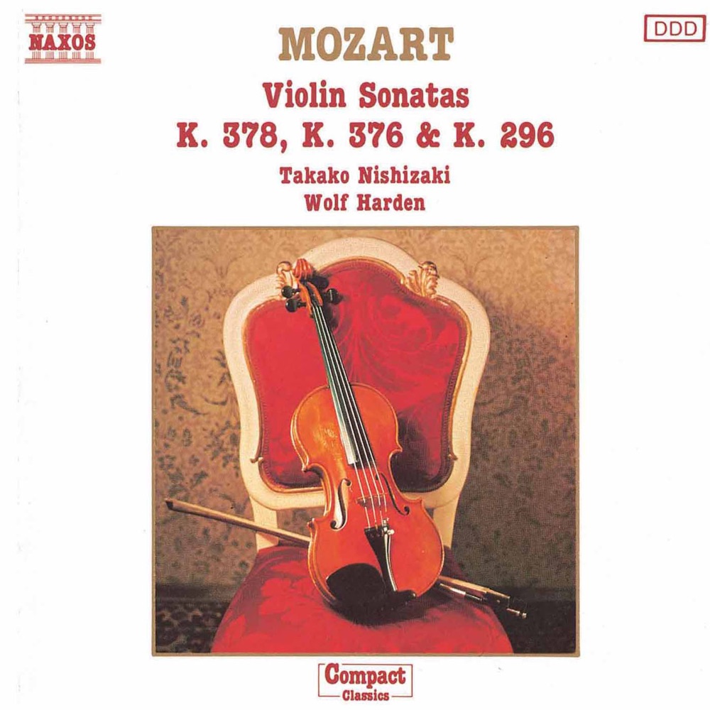 Обложка альбома «Mozart: Violin Sonatas, K. 378, K. 376 and K. 296» — Wolf Harden & Takako Nishizaki