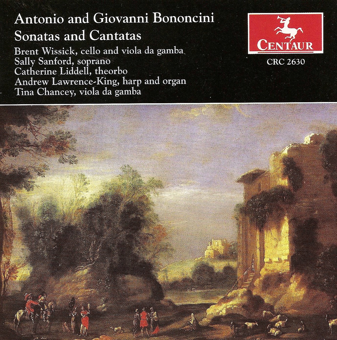 Bononcini, A.M.: Sonatas - Cantatas by Andrew Lawrence-King, Chanterelle Ensemble, Sally Sanford, Brent Wissick, Tina Chancey, Catherine Liddell & Studio violinist album cover