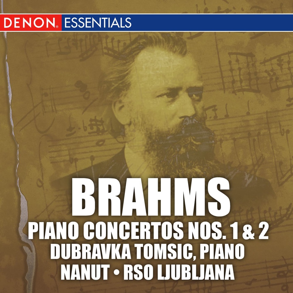 Обложка альбома «Brahms: Piano Concertos Nos. 1 & 2» — Dubravka Tomšič, Anton Nanut & Radio Symphony Orchestra Ljubljana