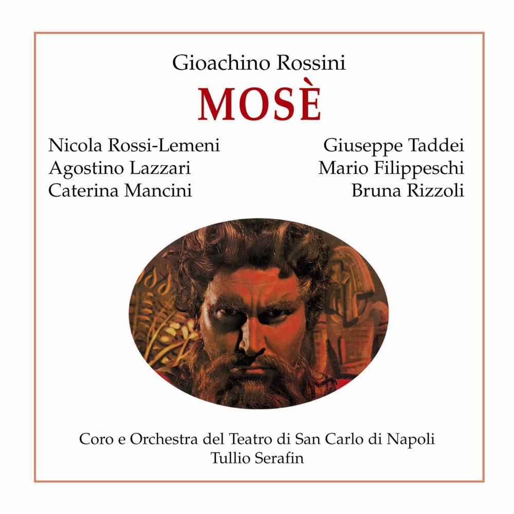Обложка альбома «Paperback Opera - Mosè GA 1956» — Tullio Serafin, Nicola Rossi-Lemeni, Giuseppe Taddei, Agostino Lazzari, Mario Filippeschi, Plinio Clabassi, Oliviero de Fabritiis, Fedora Barbieri, Chor Und Orchester Teatro San Carlo Di Napoli & Bruna Rizzoli