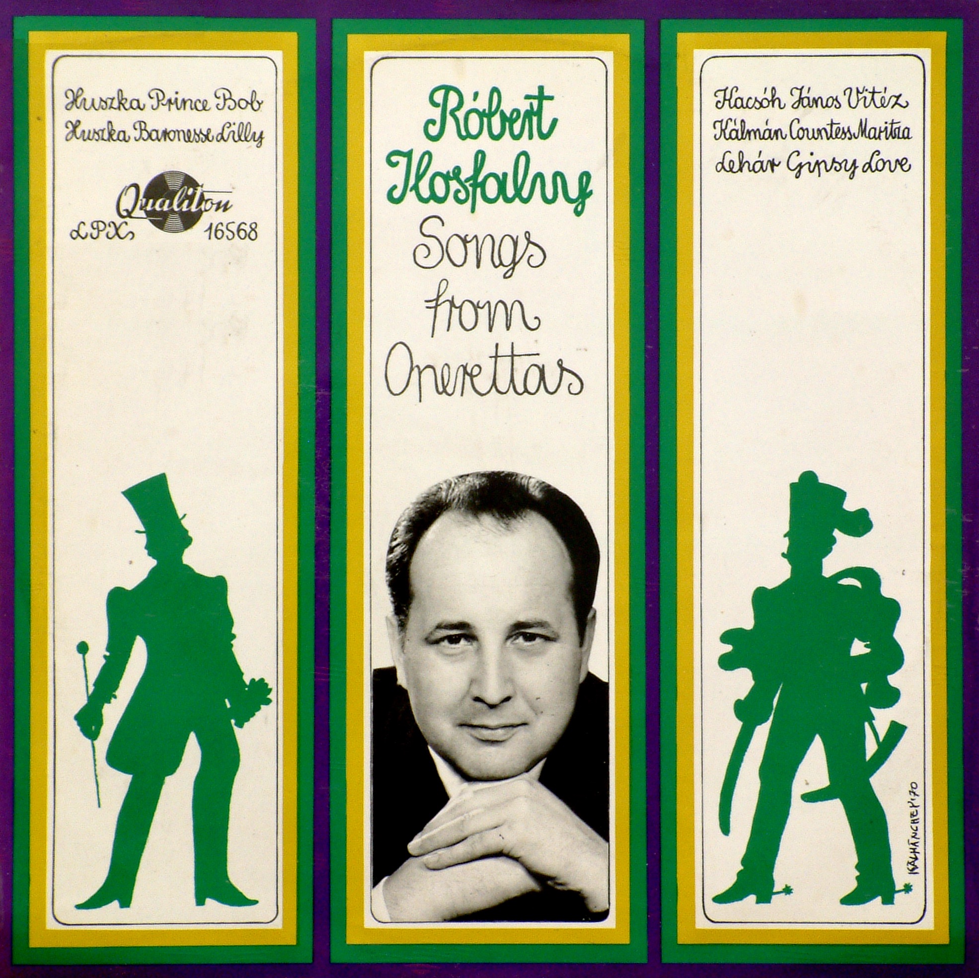 Operettrészletek - Songs from Operettas by Róbert Ilosfalvy, Hungarian Radio and Television Chorus and Orchestra & Hungarian State Opera House Orchestra album cover