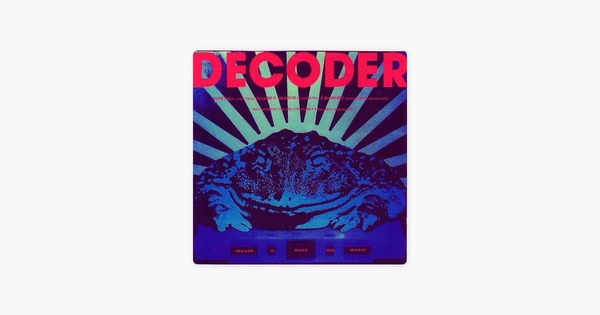Decoder (Soundtrack from the Motion Picture) - Album by Various