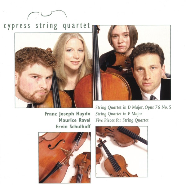Обложка альбома «Haydn, Ravel, Schulhoff» — Cypress String Quartet