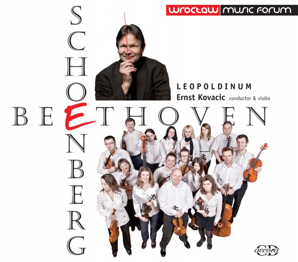 Обложка альбома «Schoenberg, A.: 11 Waltzes for String Orchestra - Violin Concerto, WoO 5 - Grosse Fuge, Op. 133» — Ernst Kovacic, Wroclaw Chamber Orchestra Leopoldinum & Michal Micker