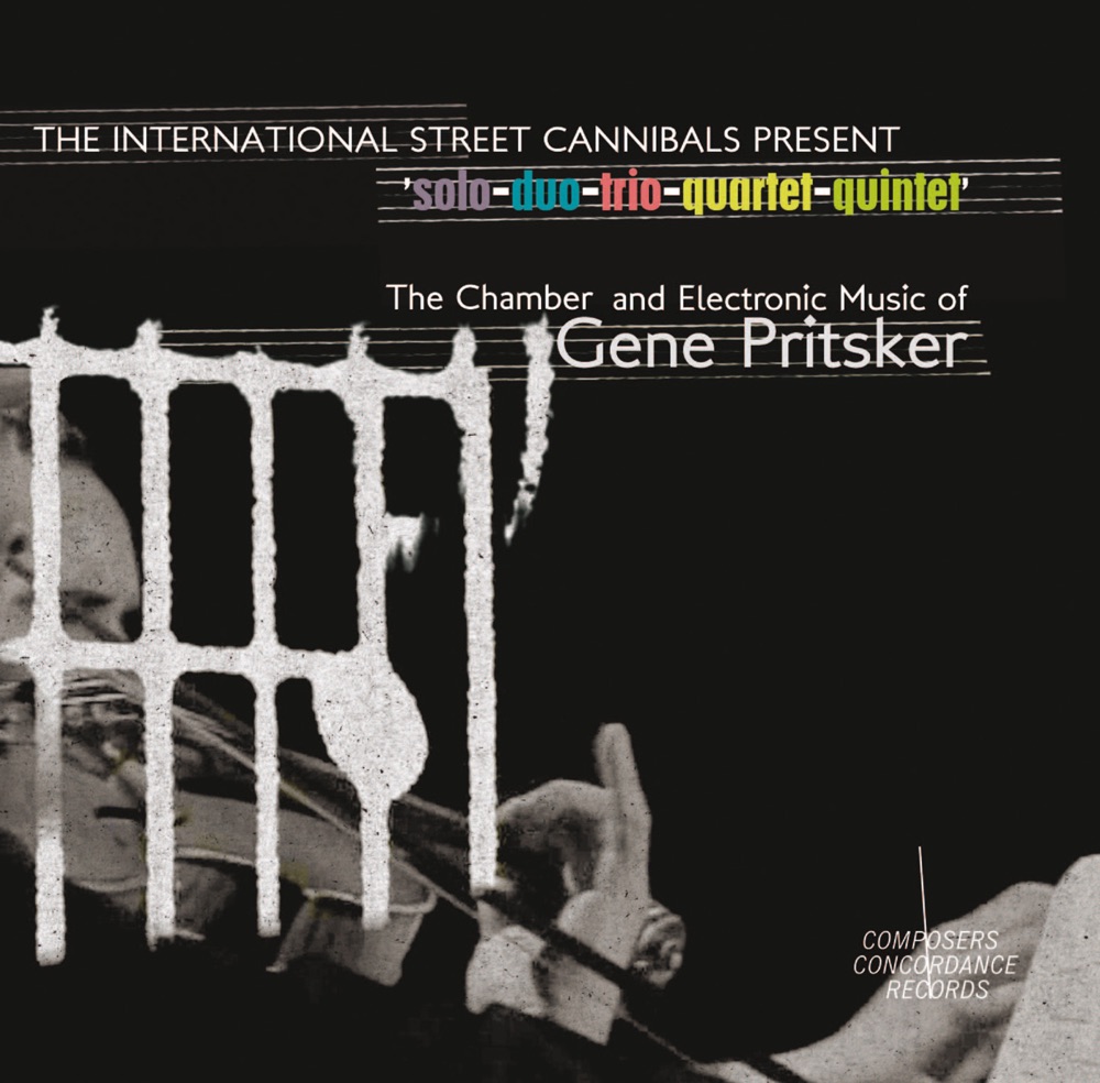 Обложка альбома «Pritsker: Chamber and Electronic Music» — Dan Barrett, Gene Pritsker, Zentripetal, Greg Baker, Michiyo Suzuki, Sweet Plantain String Quartet & Charles Coleman
