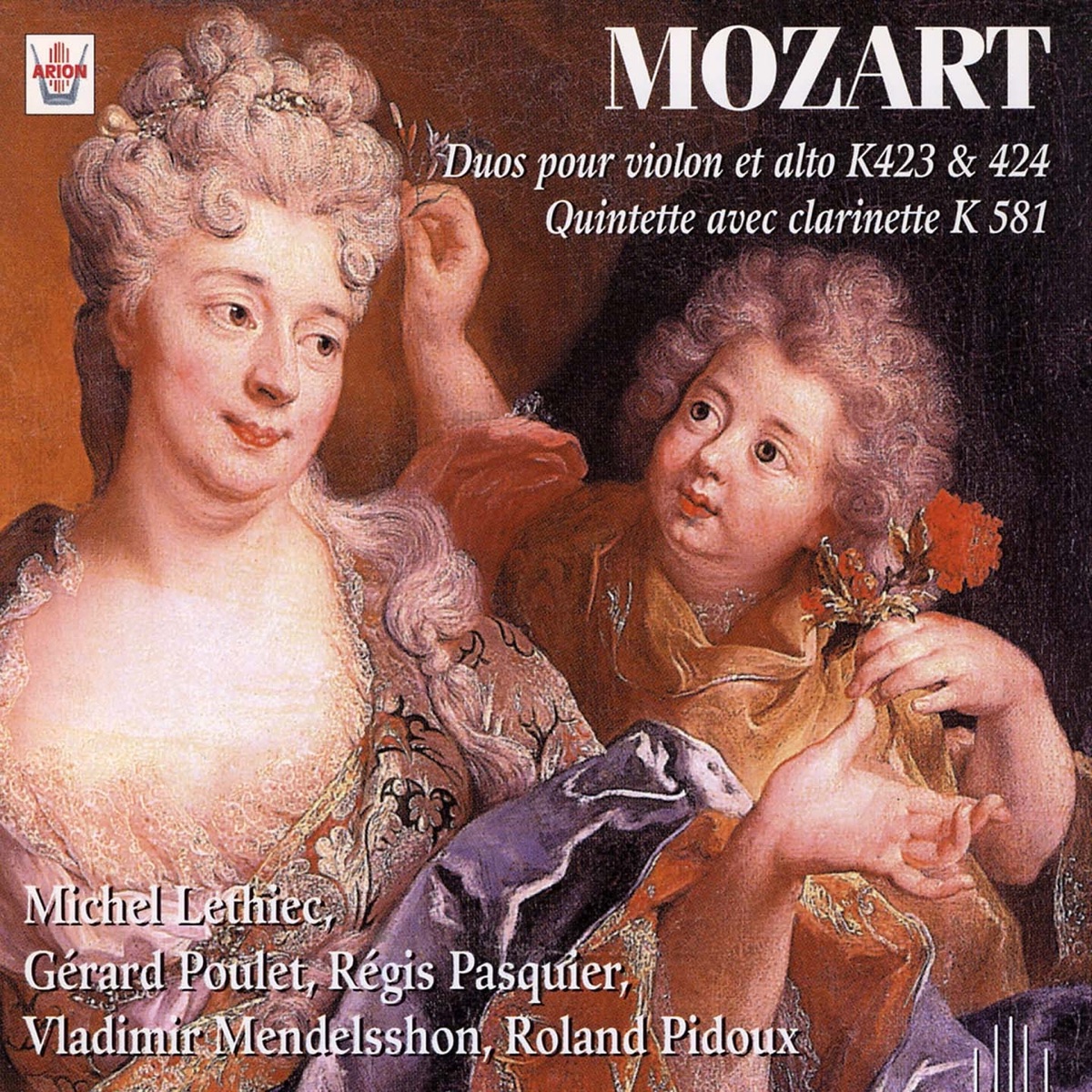 Cover du titre Duo pour violon et alto en sol majeur, K 423 : Adagio