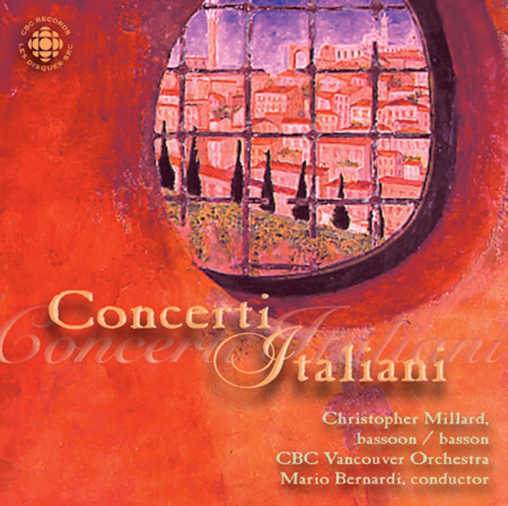 Обложка альбома «Rota - Donatoni: Bassoon Concertos» — Christopher Millard, Mario Bernardi & CBC Vancouver Orchestra