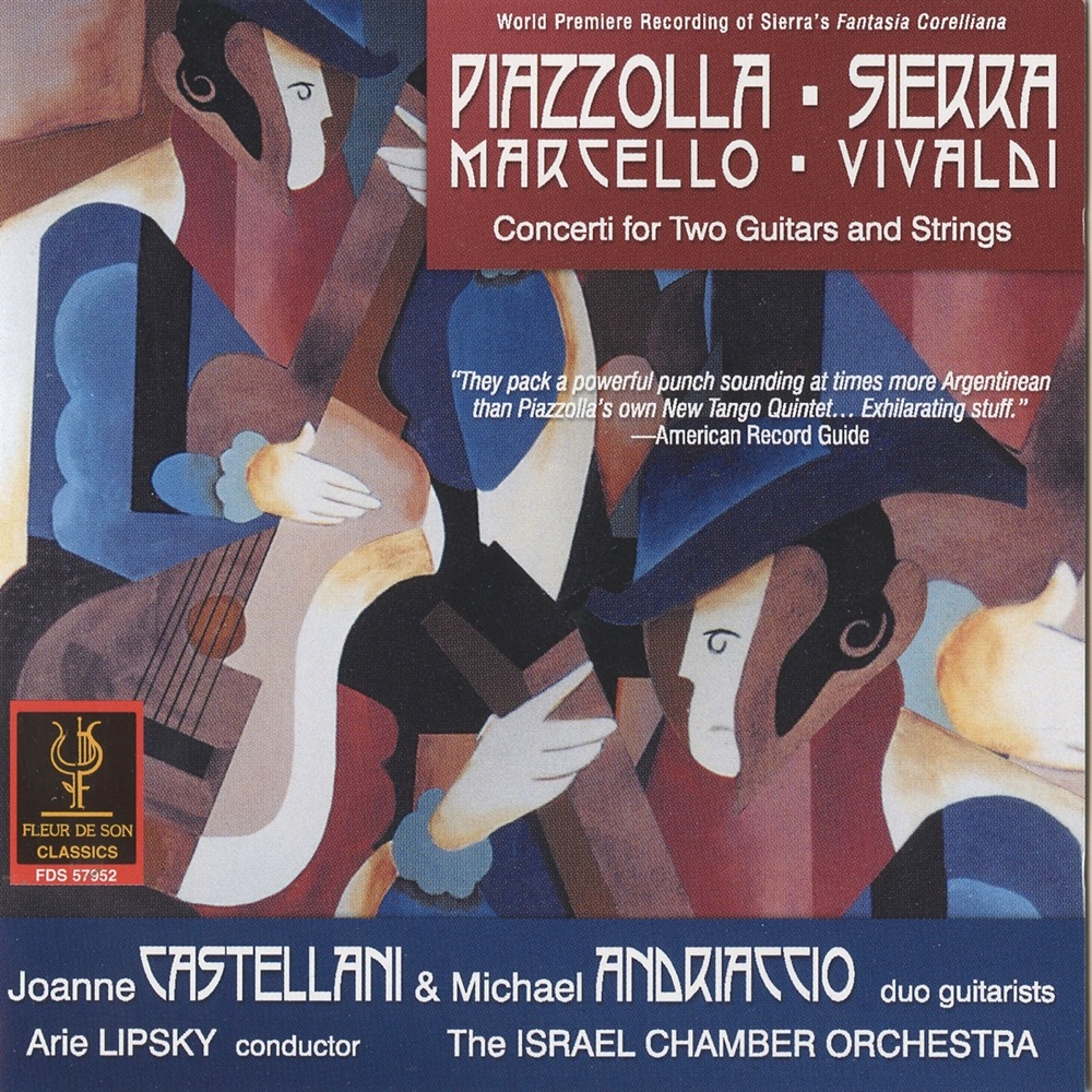 Обложка альбома «Concerti for Two Guitars and Strings» — Israel Chamber Orchestra, Arie Lipsky & The Castellani-Andriaccio Duo