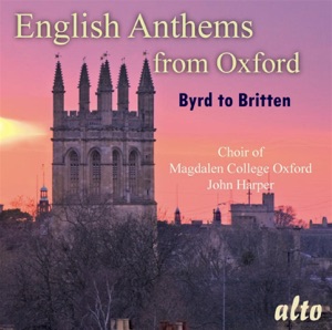English Anthems from Oxford (Byrd to Britten)