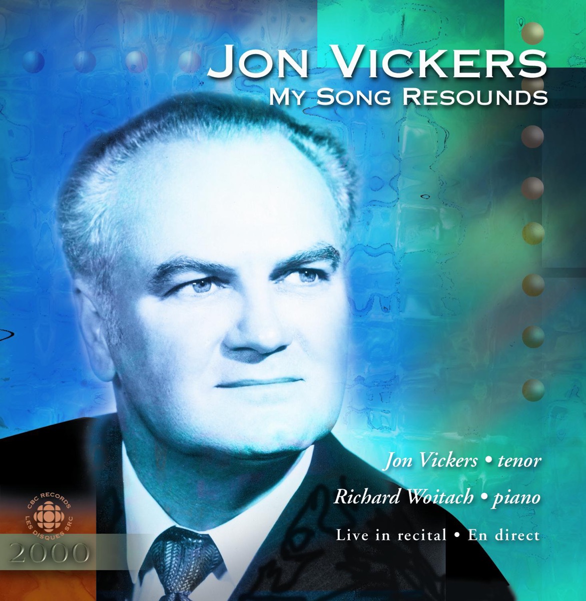 Jon Vickers In Recital 1974 cover art
