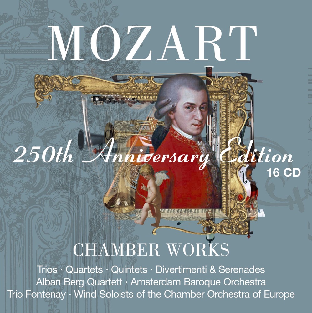 Обложка альбома «Mozart: Chamber Music» — Alban Berg Quartett, Amsterdam Baroque Orchestra, Trio Fontenay & Wind Soloists Chamber Orchestra of Europe