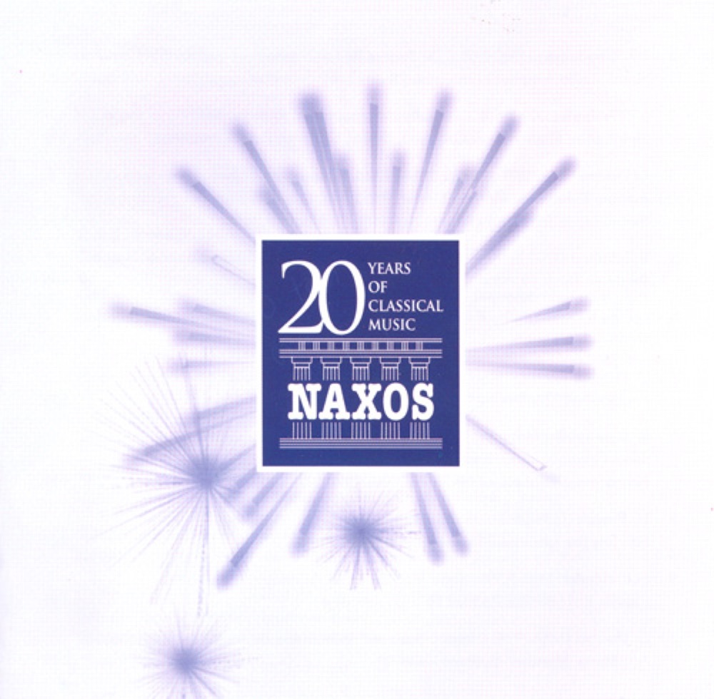 Обложка альбома «20 Years of Classical Music: Naxos Anniversary Collection (Naxos Denmark)» — Ondrej Lenárd, Slovak Radio Symphony Orchestra, Christian Pollack, Slovak State Philharmonic Orchestra, Kosice, Adriana Kohutkova, Denisa Slepkovska, Johannes Wildner, Bertalan Hock, Jenő Jandó, François-Joël Thiollier, Dame Sarah Connolly, Simon Wright, Bournemouth Symphony Orchestra, Scholars Baroque Ensemble, Richard Edlinger, Capella Istropolitana, Ana Maria Martinez, Steven Mercurio, PKF - Prague Philharmonia, Alexander Rahbari, İdil Biret, Balázs Szokolay, Oxford Camerata, Jeremy Summerly, Anthony Bramall, Slovak Philharmonic Orchestra, Maria Kliegel, Jean-Francois Monnard, Bournemouth Sinfonietta, Vincenzo La Scola, Pier Giorgio Morandi, Hungarian State Opera Orchestra, Theodore Kuchar, Ukraine National Radio Symphony Orchestra, Gewandhaus Chamber Choir, Morten Schuldt-Jensen, Leipzig Chamber Orchestra, Roberto Servile, Will Humburg & Budapest Failoni Chamber Orchestra