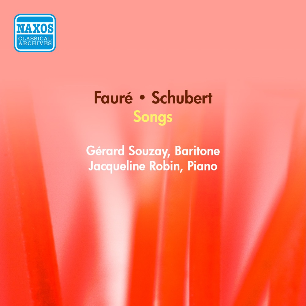 Обложка альбома «Vocal Recital: Souzay, Gerard - Schubert, F. - Faure (1950)» — Jacqueline Robin & Gerard Souzay