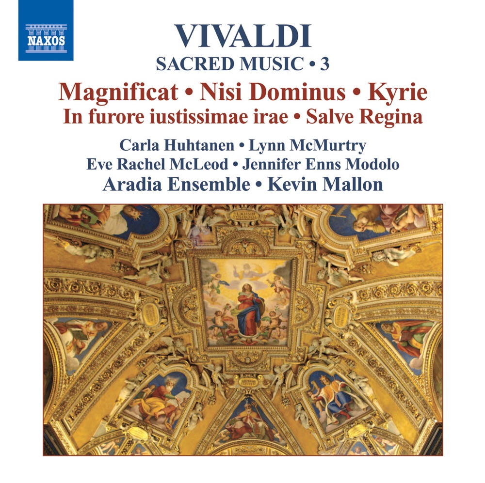 Обложка альбома «Vivaldi: Sacred Music, Vol. 3» — Kevin Mallon & Aradia Ensemble