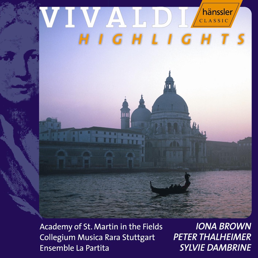 Обложка альбома «Vivaldi: Violin Concertos - Flute Concertos» — Iona Brown, Academy of St Martin in the Fields, Jonathan Rees, Ralph de Souza, Briony Shaw, Sulamit Haecki, Ensemble La Partita & Sylvie Dambrine