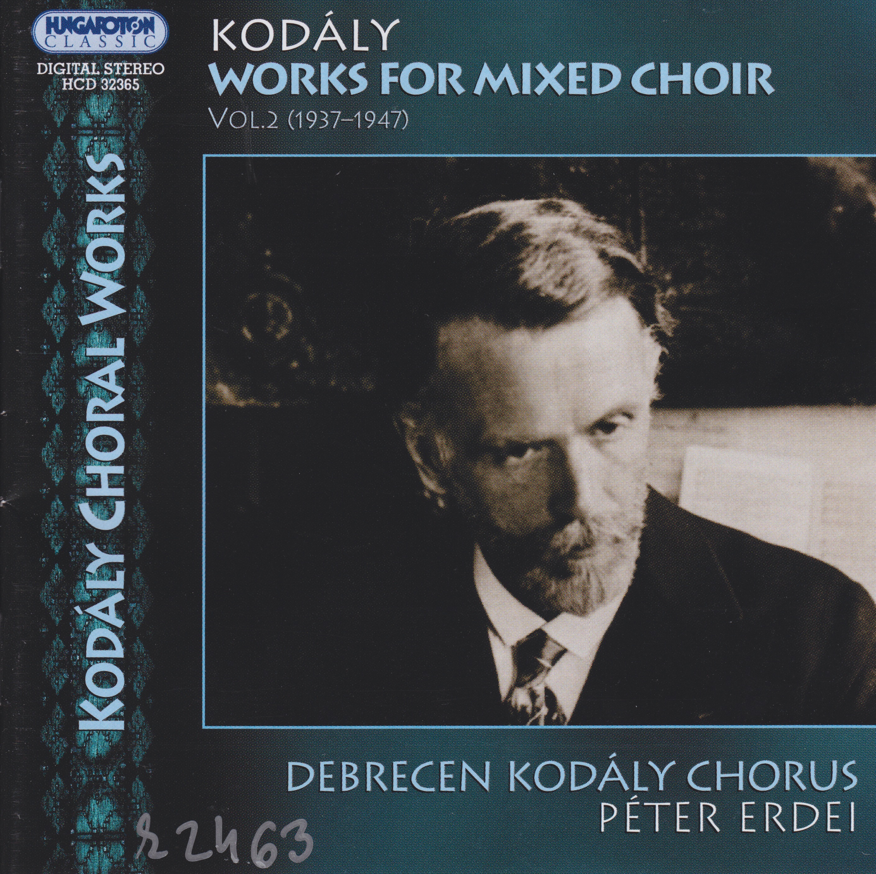 Works for mixed Choir Vol.2 (1937-1947) by Debrecen Kodály Chorus & Péter Erdei album cover