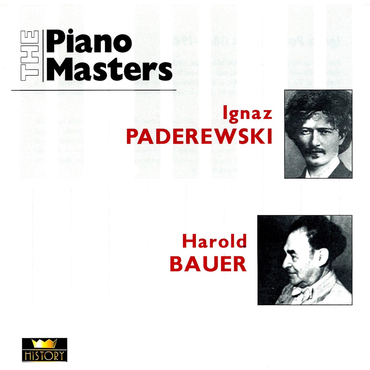 The Piano Masters: Ignaz Paderewski - Harold Bauer (1911-1942) cover art