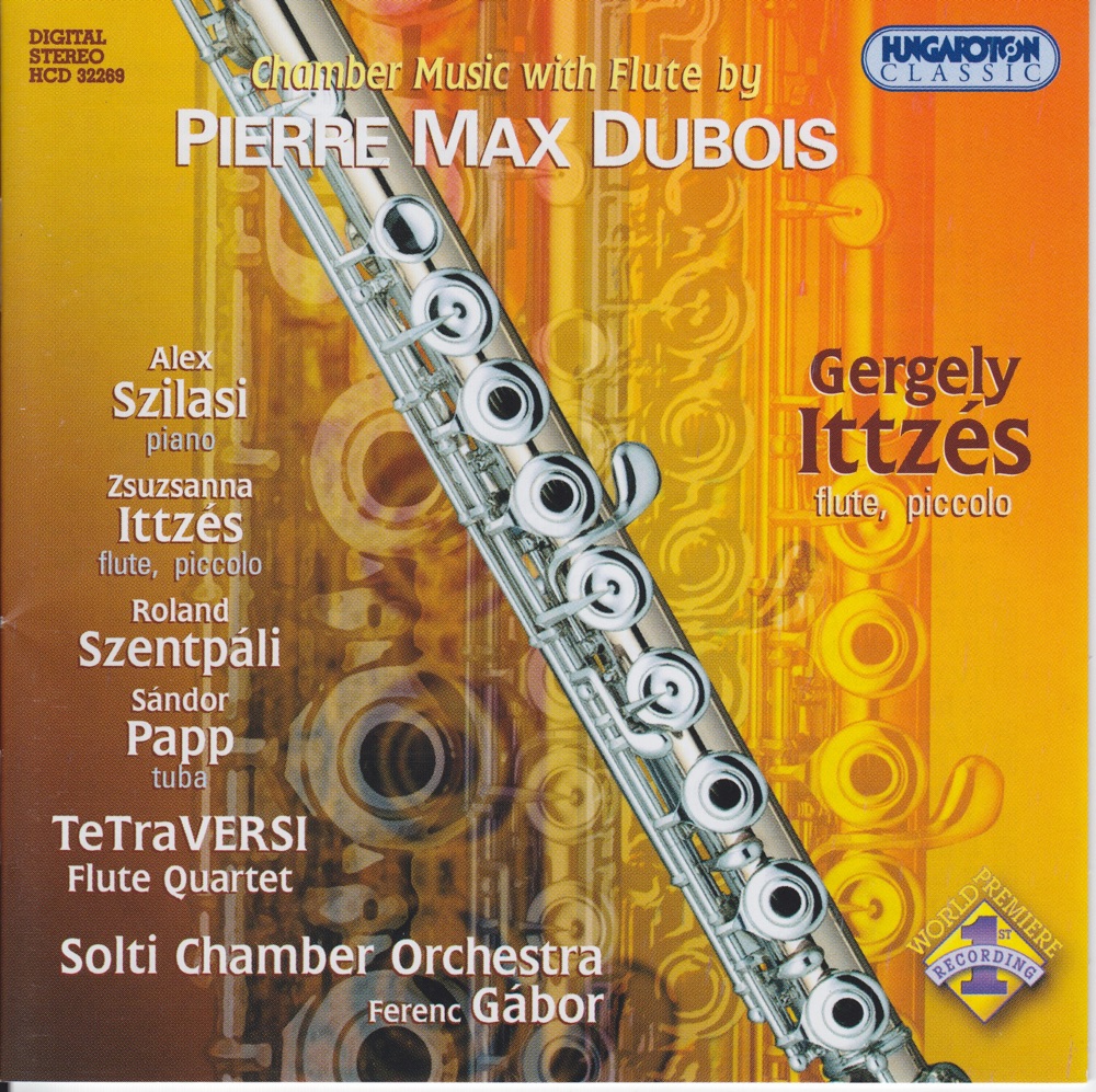 Обложка альбома «Chamber Music with Flute» — Gergely Ittzés, Alex Szilasi & Ferenc Gábor
