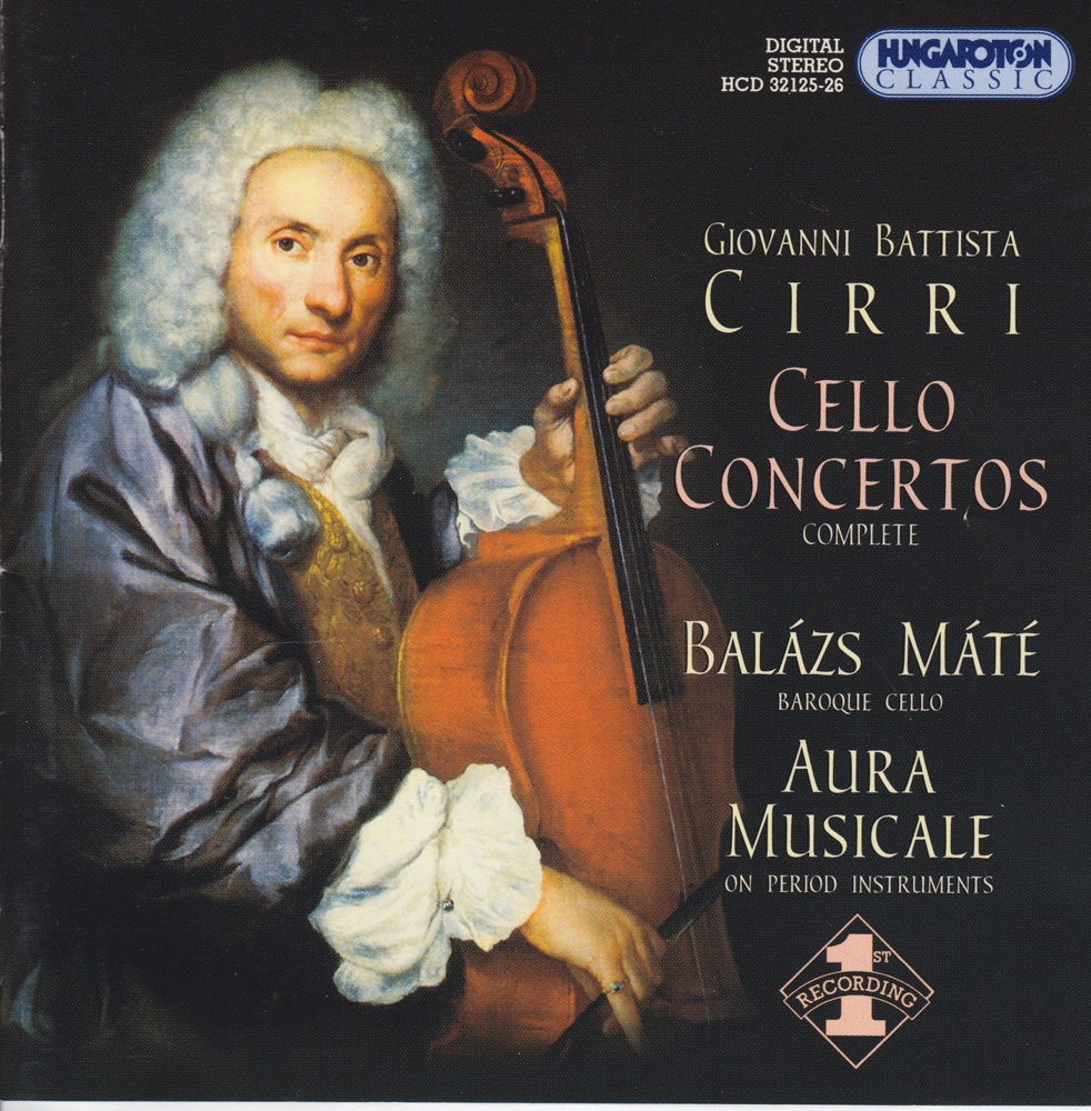 Обложка альбома «Six Cello Concertos Op.14 - Complete» — Balázs Máté