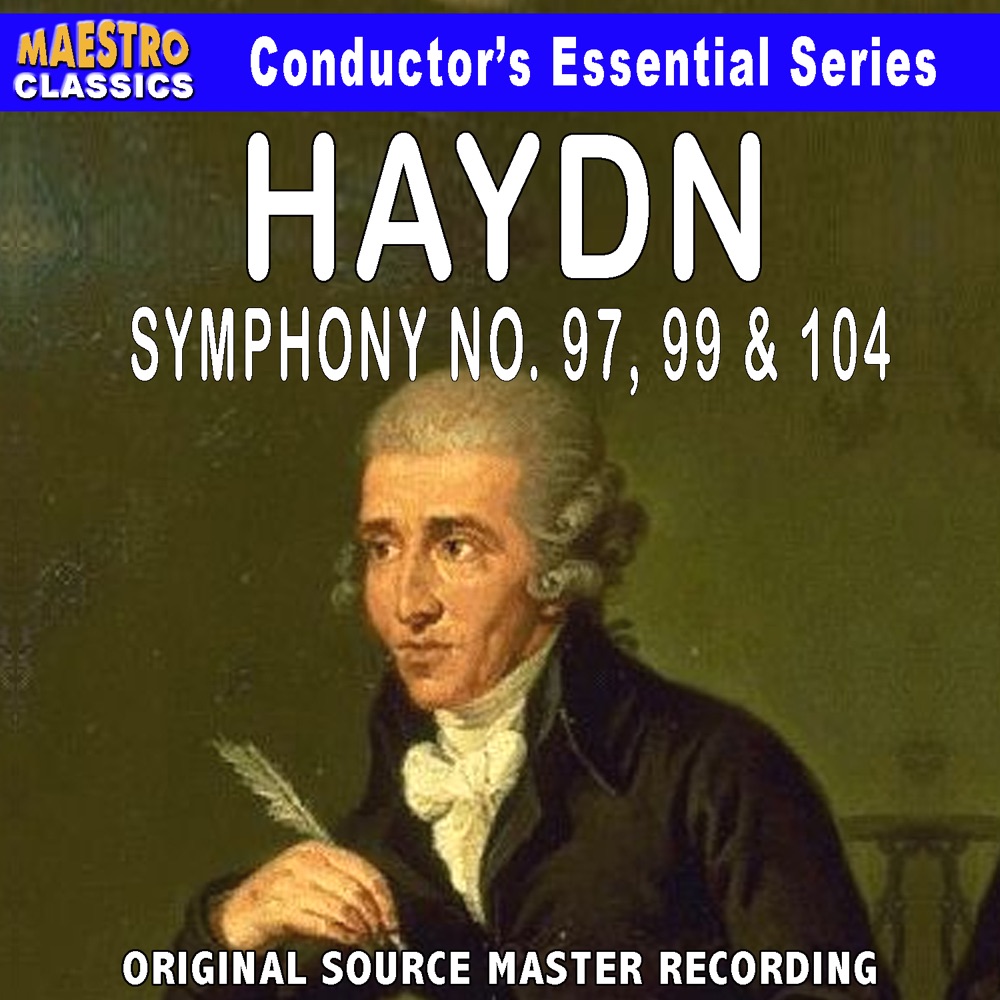 Обложка альбома «Haydn: Symphony No. 97, 99 & 104» — Nuremberg Symphony Orchestra, Hanspeter Gmür & Zsolt Deaky