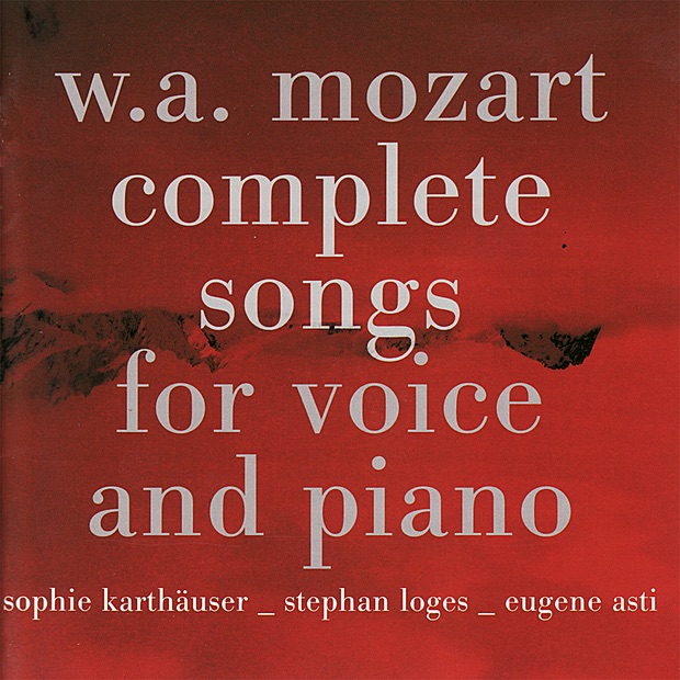 Обложка альбома «Mozart: Complete Songs» — Sophie Karthäuser, Stephan Loges & Eugene Asti