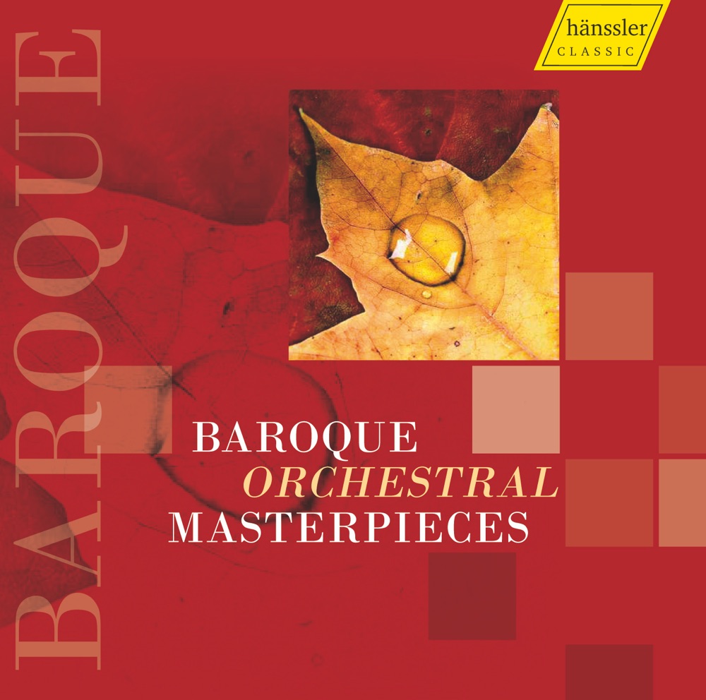 Обложка альбома «Orchestral Music (Baroque) - Handel, G.F. - Bach, J.S. - Pachelbel, J. - Corelli, A. - Purcell, H. - Vivaldi, A. (Baroque Orchestral Masterpieces)» — Academy of St Martin in the Fields, Sir Neville Marriner, Oregon Bach Festival Orchestra, Helmuth Rilling, Iona Brown, Lajos Lencsés, Ensemble La Follia, Pierre Kremer & Latvian Philharmonic Chamber Orchestra
