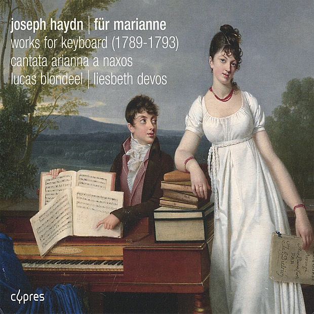 Обложка альбома «Haydn: Works for Keyboard, Arianna a Naxos» — Lucas Blondeel & Liesbeth Devos