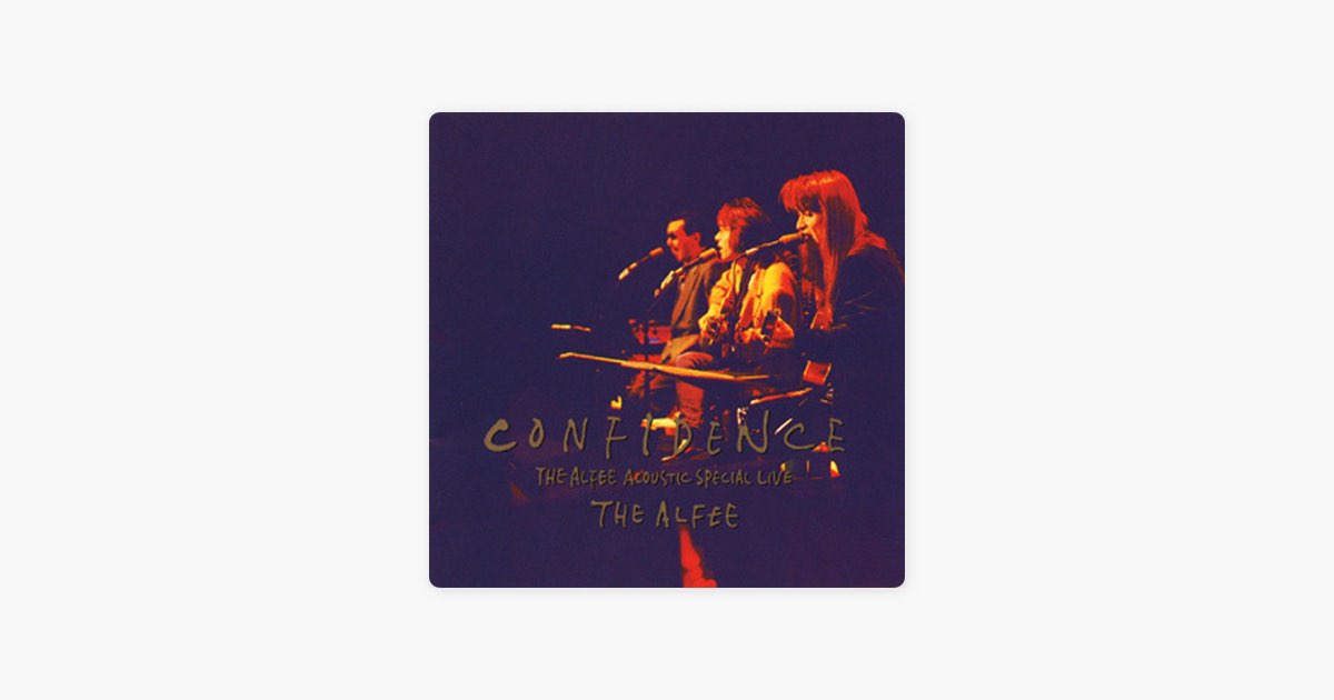 THE ALFEE confidence CD 紙ジャケット仕様 Amazon.co.jp: CONFIDENCE -THE ALFEE ACOUSTIC SPECIAL LIVE