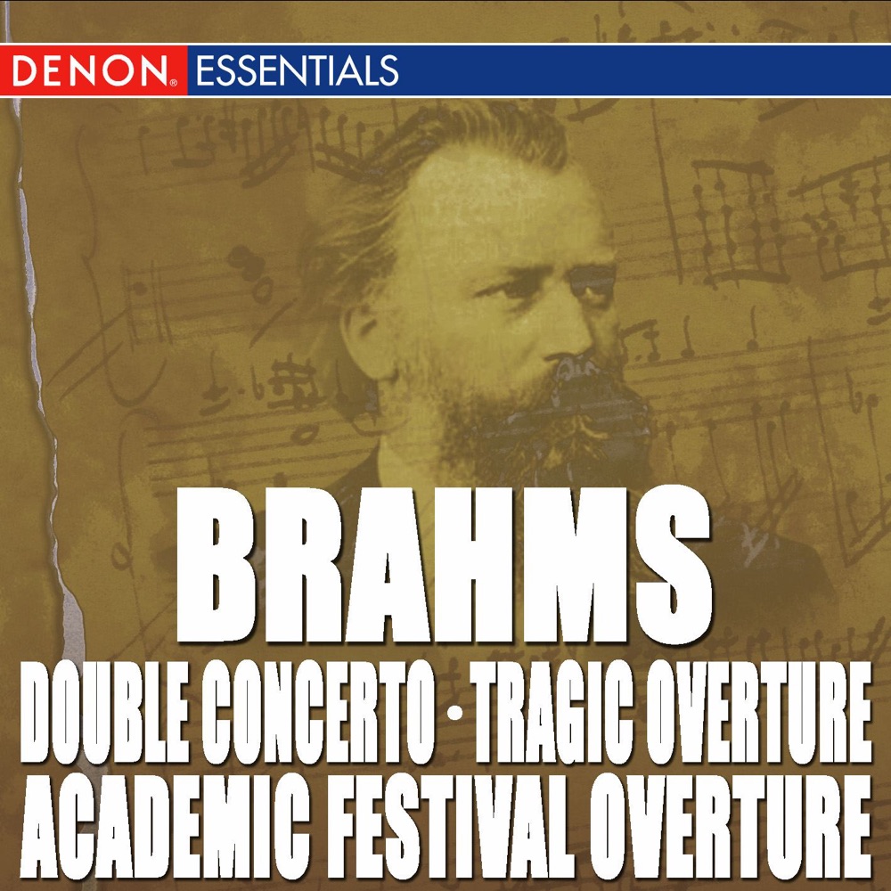 Обложка альбома «Brahms: Double Concerto, Academic Festival Overture & Tragic Overture» — Janáček Philharmonic Orchestra & Frank Shipway