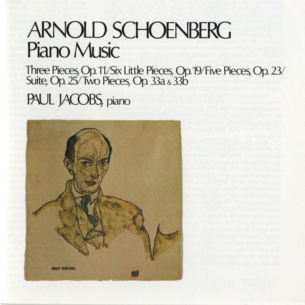 Обложка альбома «Schoenberg: Piano Music» — Paul Jacobs