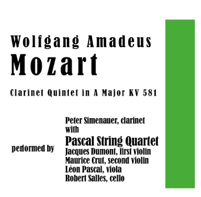 Wolfgang Amadeus Mozart: Clarinet Quintet in A KV 581