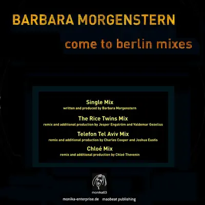 Come to Berlin Mixes - EP - Barbara Morgenstern