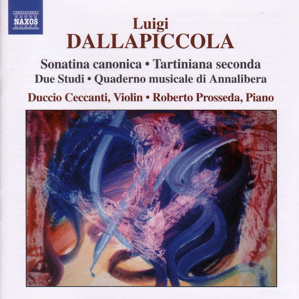 Обложка альбома «Dallapiccola: Sonatina canonica - Tartiniana seconda» — Roberto Prosseda & Duccio Ceccanti