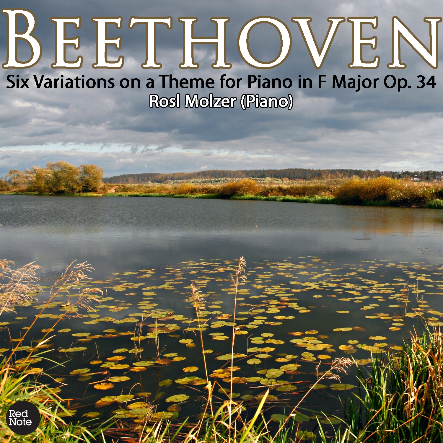 Beethoven: Six Variations on a Theme for Piano in F Major Op. 34 by Rosl Molzer album cover