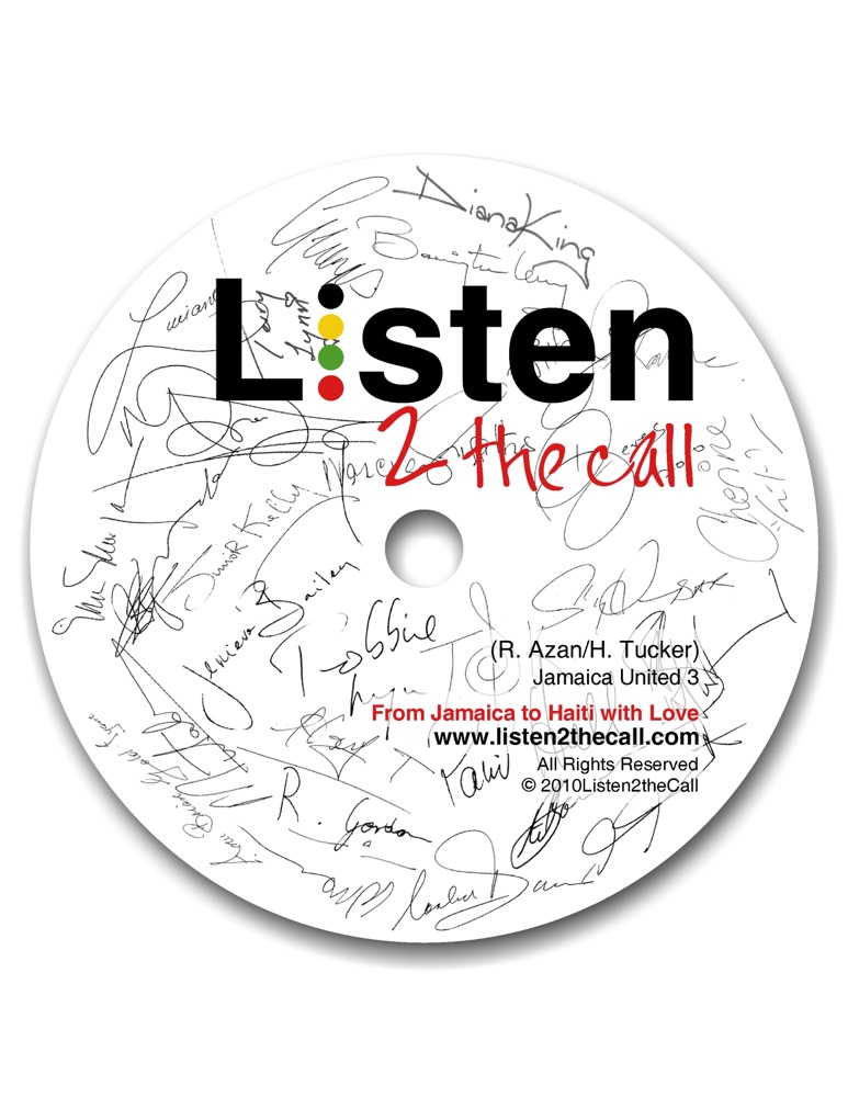 Обложка альбома «Listen2TheCall (Acoustic Mix)» — Toots Hibbert, Barrington Levy, Beres Hammond, Beenie Man, Diana King, Maxi Priest, Tarrus Riley, Luciano, Marcia Griffiths, Carlene Davis, Alaine, Cherlne Anderson, Wayne Marshall, T.O.K, Gramps Morgan, Nadine Sutherland, Susan Couch, Pam Hall, Chevelle Franklyn, Una Morgan, Junior Kelly, Jenieve Bailey, Mutabaruka, Junior Reid, Terry Lynn, Brian Gold, Sly Dunbar, Robbie Shakespeare, Chinna Smith, Bo Peep, Harry T, Bubble & Robbie Lynn
