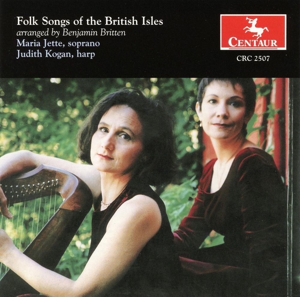 Обложка альбома «Britten, B.: Folk Songs of the British Isles» — Judith Kogan & Maria Jette