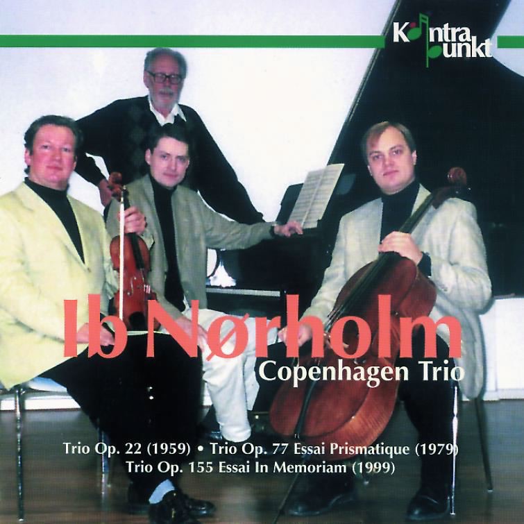 Обложка альбома «Nørholm: Trios 1959 - 1979 - 1999» — The Copenhagen Trio, Søren Elbæk, Morten Mogensen & Troels Svane