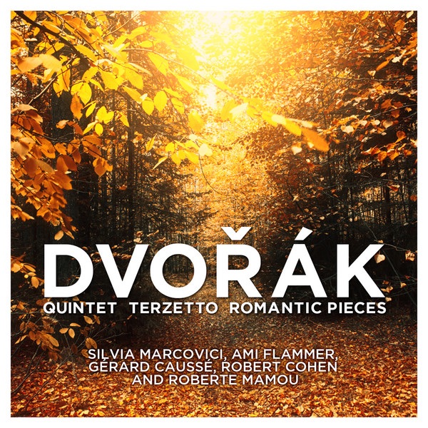 Обложка альбома «Dvořák: Quintet - Terzetto - Romantic Pieces» — Roberte Mamou, Silvia Marcovici, Gérard Caussé, Robert Cohen & Ami Flammer