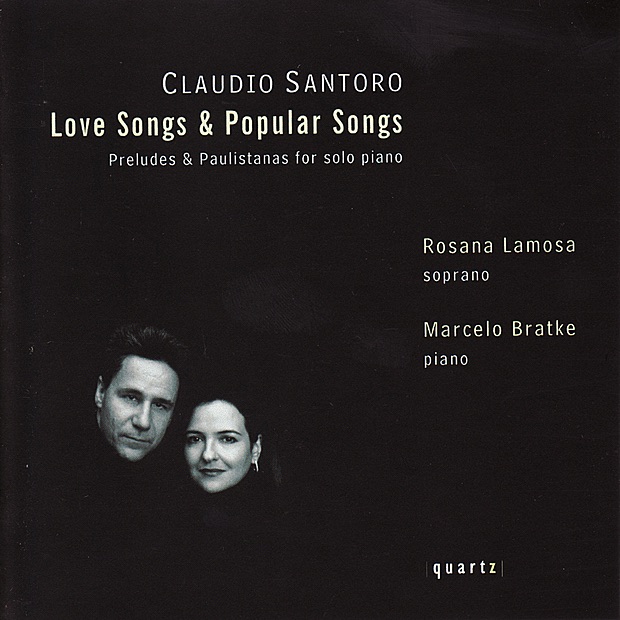 Обложка альбома «Santoro: Love Songs & Popular Songs, Paulistanas for solo piano» — Rosana Lamosa & Marcelo Bratke