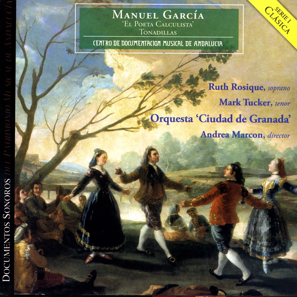 Обложка альбома «El Poeta Calculista» — Andrea Marcon, Mark Tucker, Orquesta Ciudad De Granada & Ruth Rosique