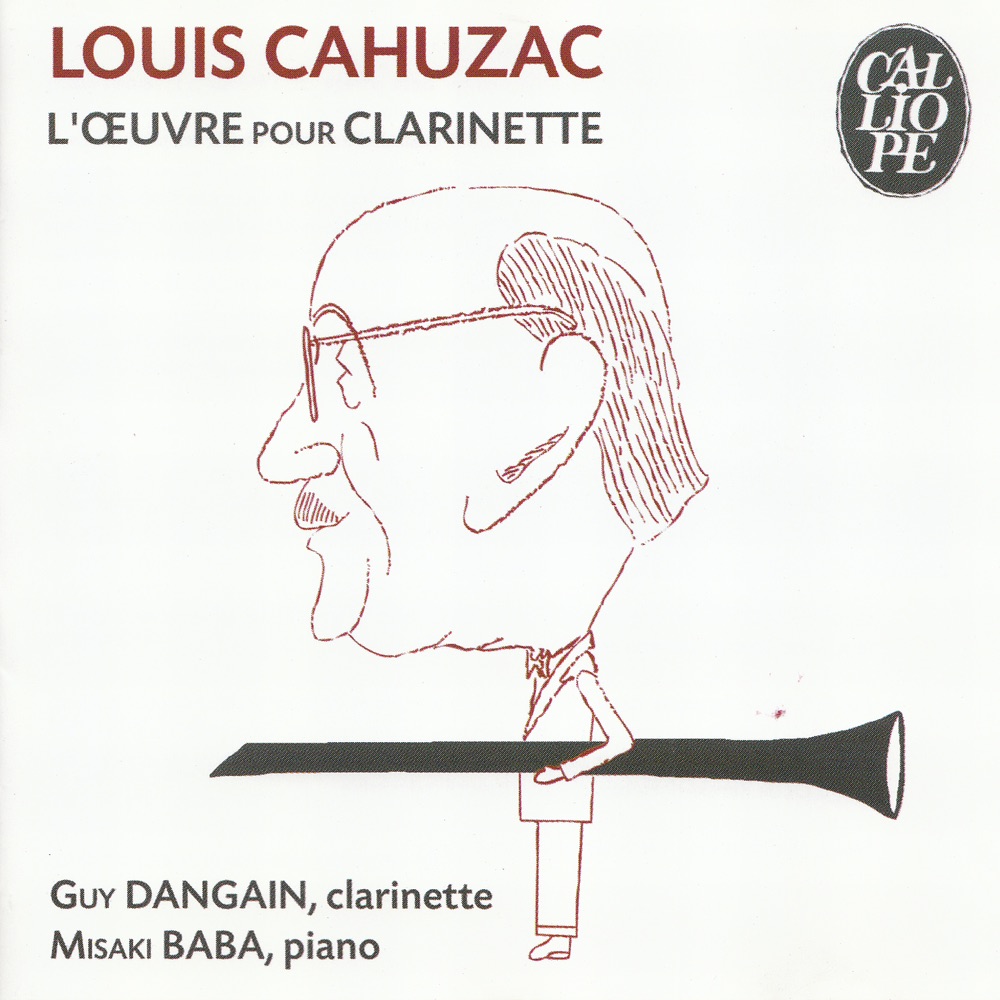 Обложка альбома «Cahuzac: L'oeuvre pour clarinette» — Guy Dangain & Misaki Baba