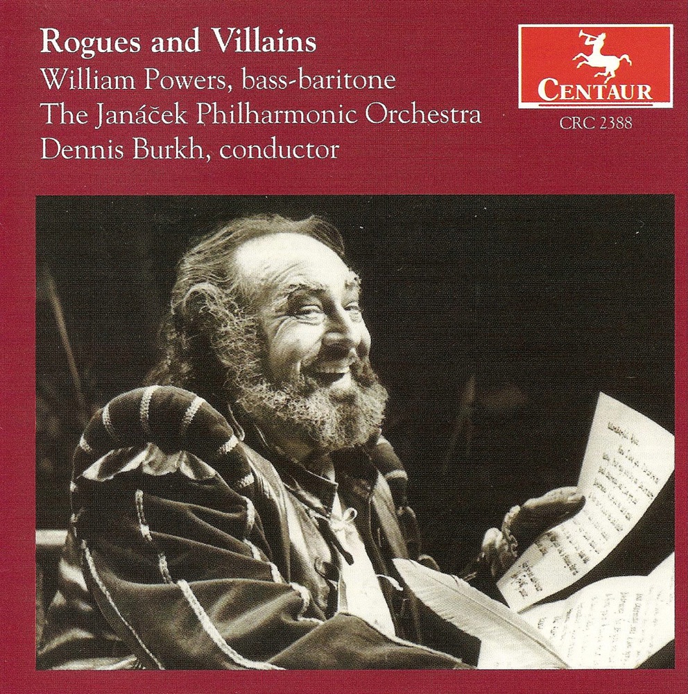 Обложка альбома «Opera Arias (Baritone): Powers, William - Puccini, G. - Verdi, G. - Gounod, C.-F. - Offenbach, J. - Wagner, R. - Rossini, G. - Mozart, W.A.» — William Powers, Janáček Philharmonic Orchestra & Dennis Burkh