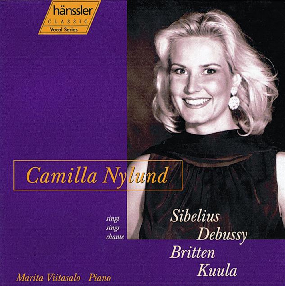 Обложка альбома «Nylund Sings Sibelius - Debussy - Britten - Kuula» — Camilla Nylund & Marita Viitasalo