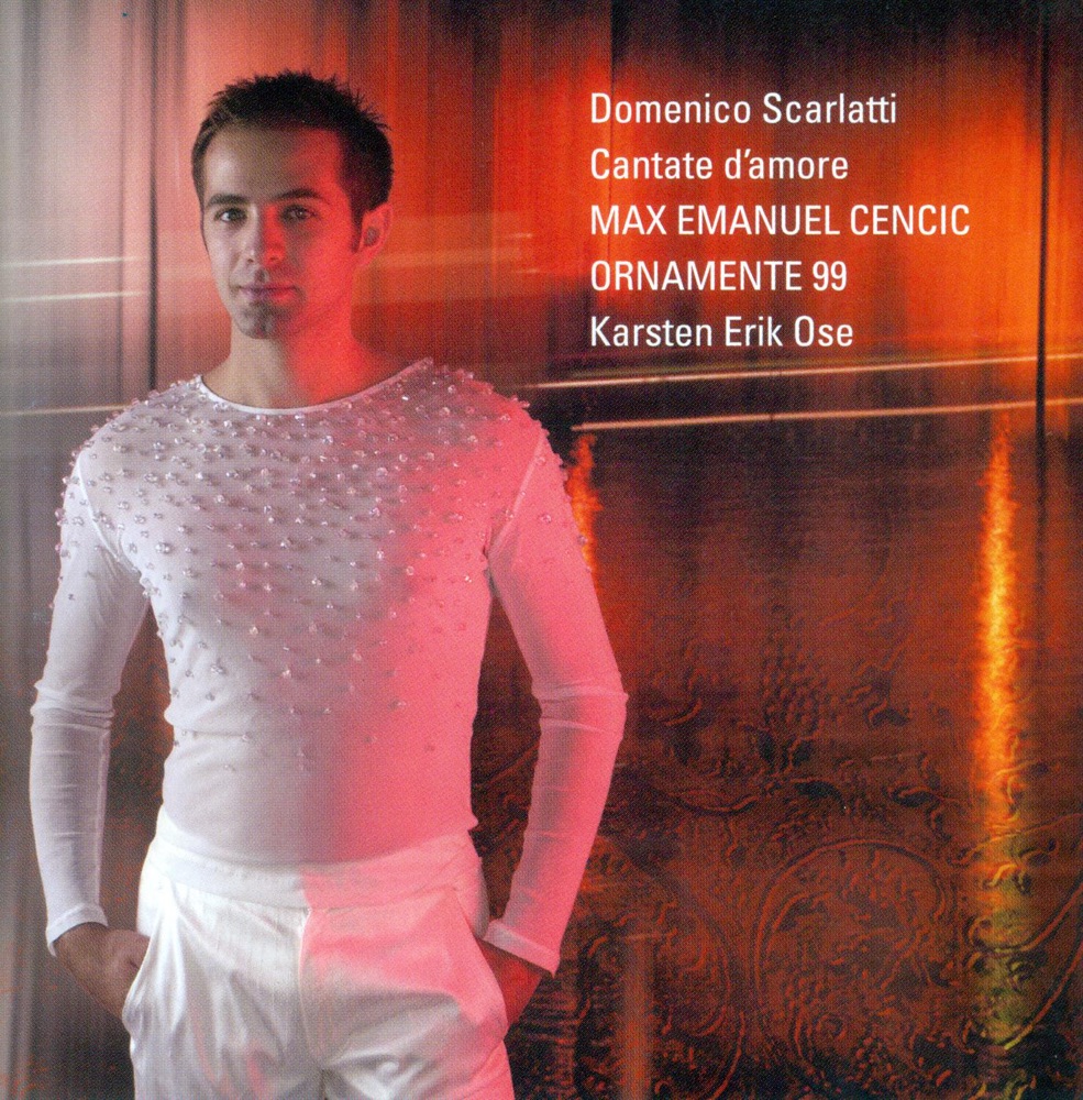 Обложка альбома «Scarlatti: Tinte a Note Di Sangue, Dir Vorrei, Pur Nel Sonno Almen Tal'ora, Scritte Con Falso Inganno» — Max Emanuel Cencic, Ornamente 99 & Karsten Erik Ose